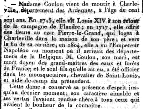 Journal de Lyon 26 mai 1812