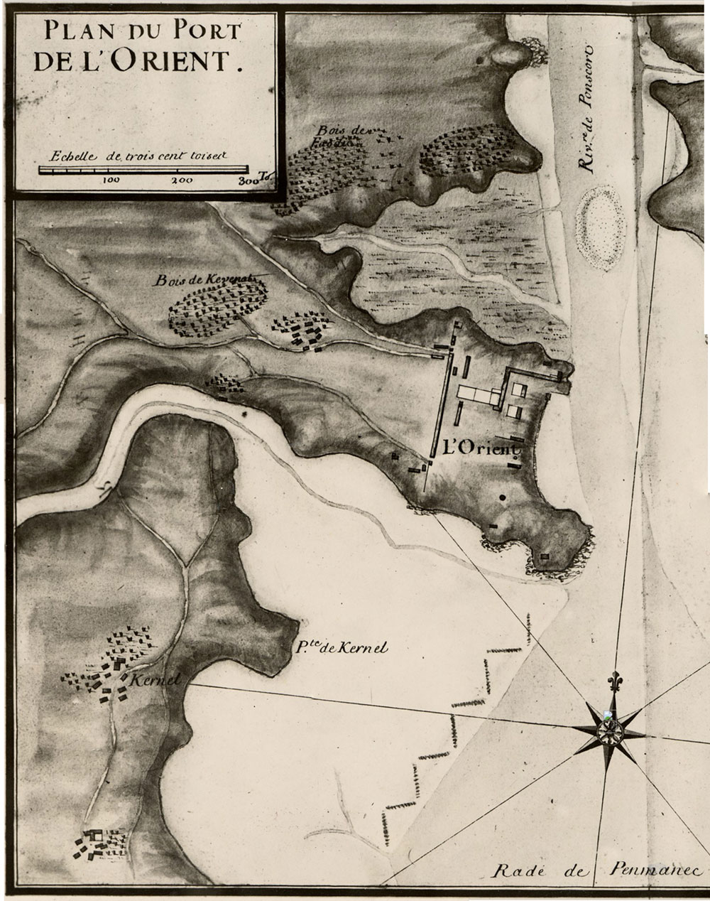 Plan Lorient 1692